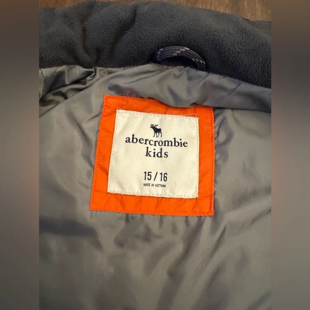 EUC! Abercrombie Kids Puffer Vest, sz 15/16